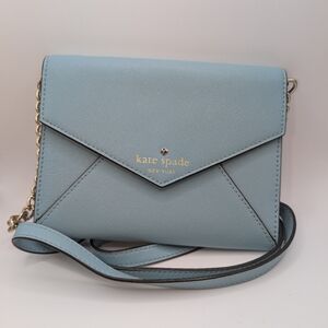 kate spade Light Blue Crossbody Envelope Bag